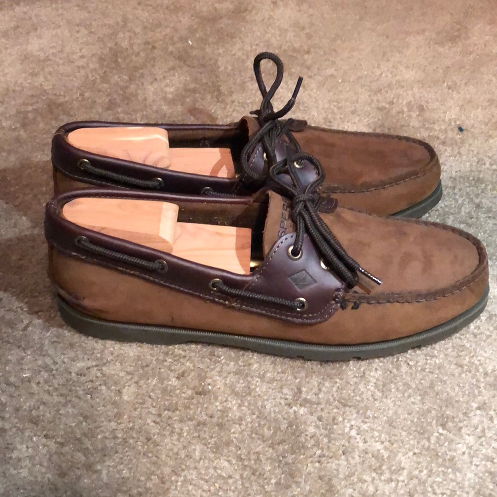 NWOT Men Sperry Top-Siders “Leeward” Boat Shoes